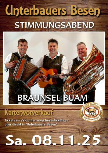 Tickets für BRAUNSEL BUAM am 08.11.2025 - Karten kaufen